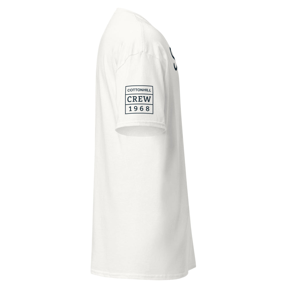 Stockholm Mariner t-shirt med Cottonhill Crew 1968-tryck på höger ärm