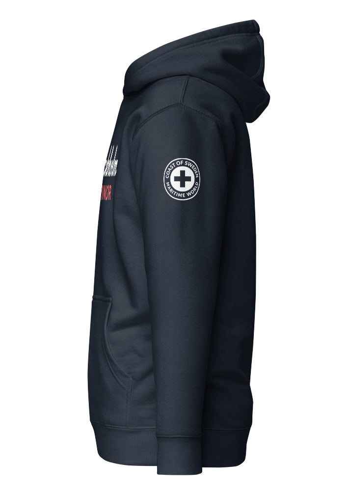 Stockholm Marinor Hoodie – Mörkblå Premium Hoodie | Cottonhill