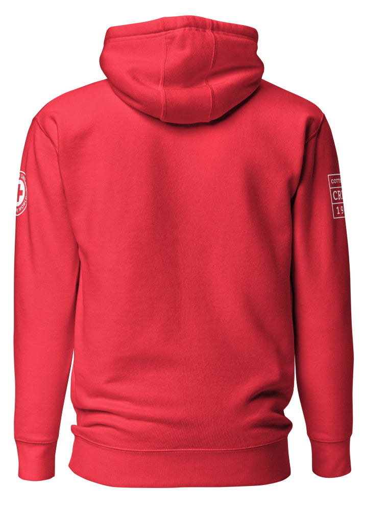 Stockholm Marinor Hoodie – Röd Premium Hoodie | Cottonhill