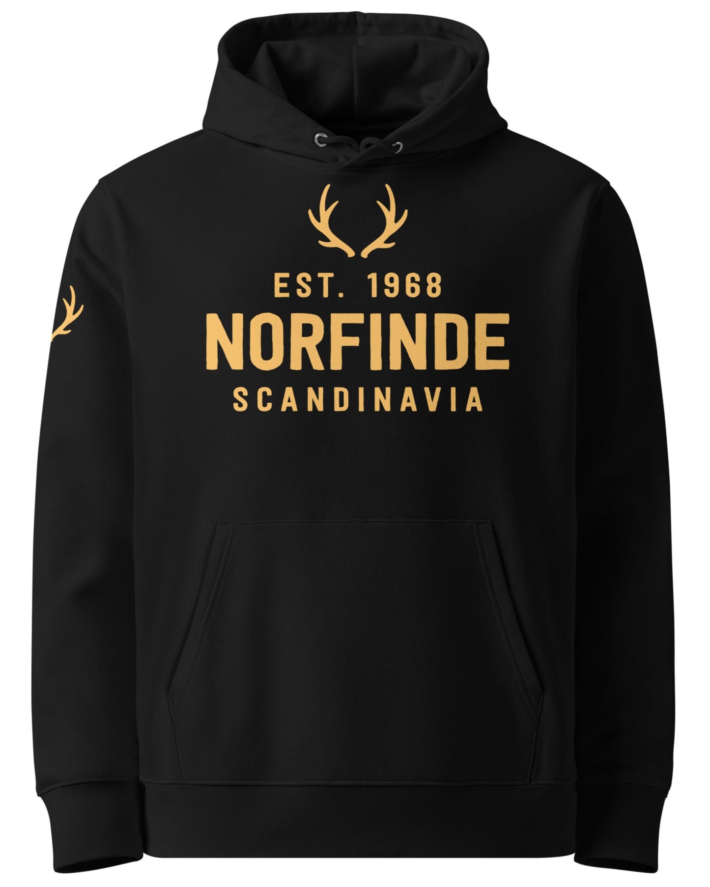 Heritage Hoodie – Skandinavisk Klassiker sedan 1968, Svart