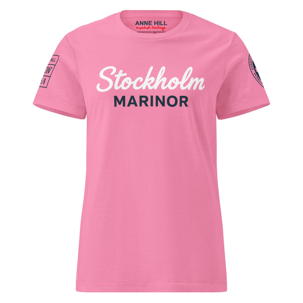 Rosa dam t-shirt Stockholm Marinor framifrån