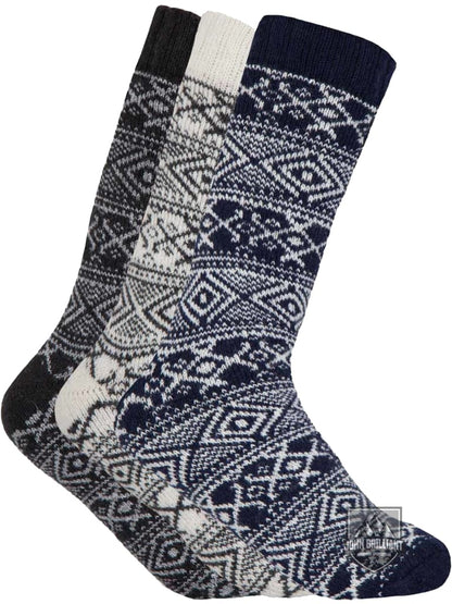 Wirvelvind Ullstrumpor 3-pack – Värmande Klassiker i Norsk Stil