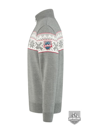 Buy online Premium Quality Norwegian Mens Pullover Ullgenser, Grey - John Brilliant