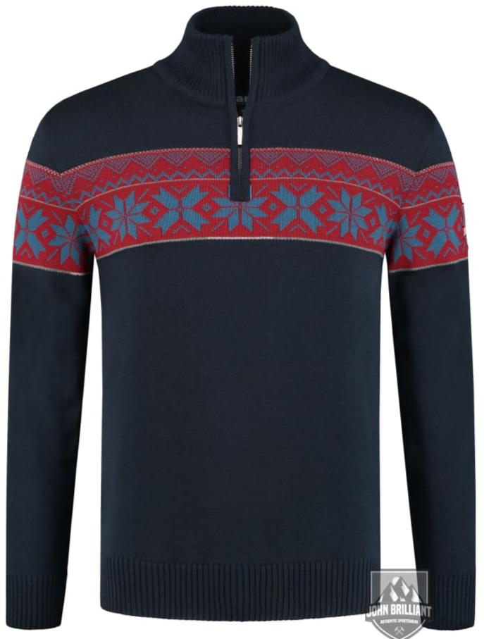 Buy online Premium Quality Norwegian Mens Pullover Ullgenser, Navy - John Brilliant