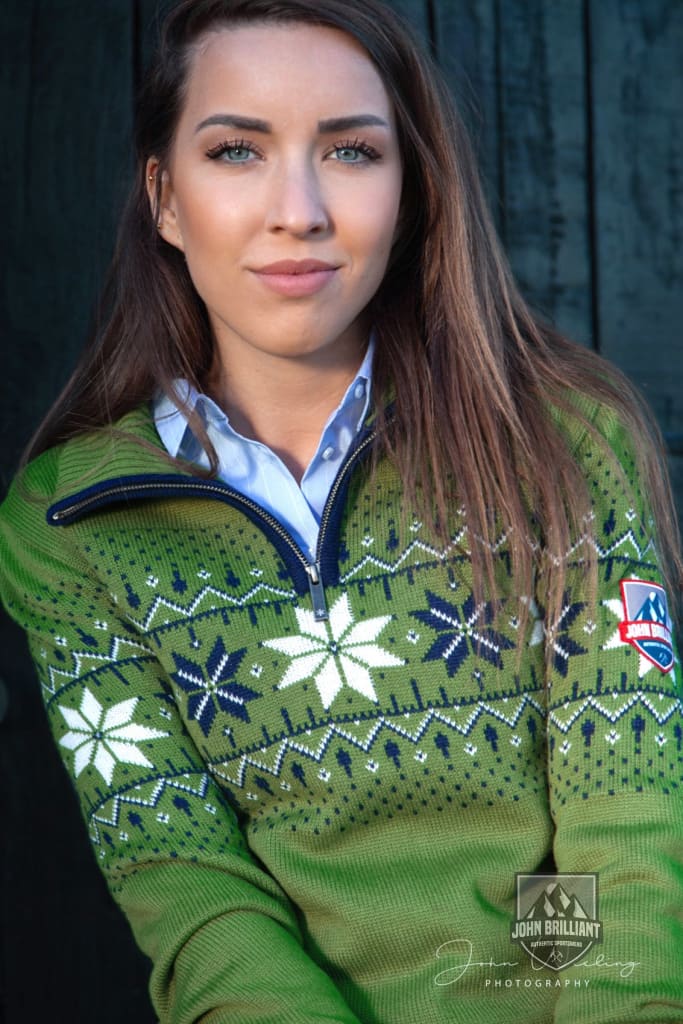 Buy online Premium Quality Norwegian Womens Pullover Fargerik, Forrest - John Brilliant