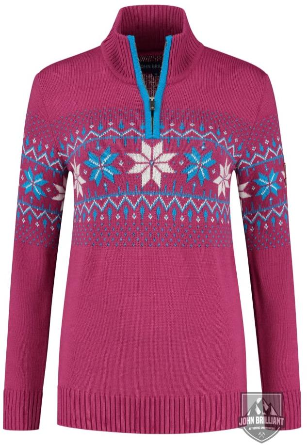 Buy online Premium Quality Norwegian Womens Pullover Fargerik, Pink - John Brilliant