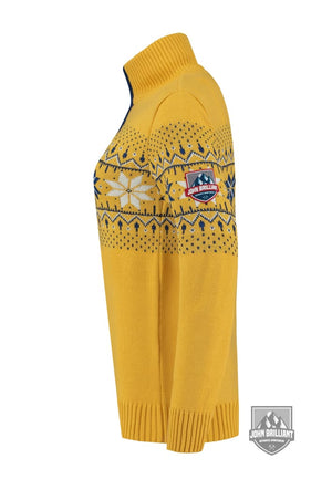 Buy online Premium Quality Norwegian Womens Pullover Fargerik, Yellow - John Brilliant