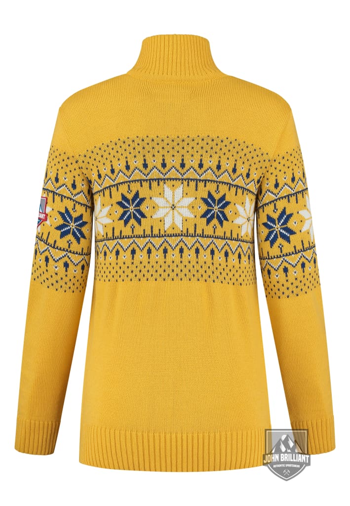 Buy online Premium Quality Norwegian Womens Pullover Fargerik, Yellow - John Brilliant