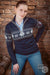 Buy online Premium Quality Norwegian Womens Pullover Merino, Navy - John Brilliant