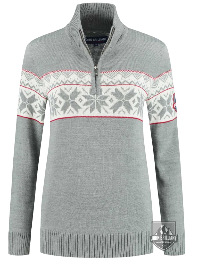 Buy online Premium Quality Norwegian Womens Pullover Ullgenser, Grey - John Brilliant