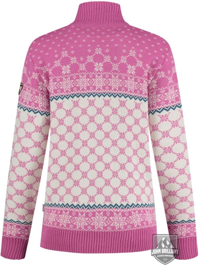 Womens Knitted Cardigan Windstopper® Pink Sweater